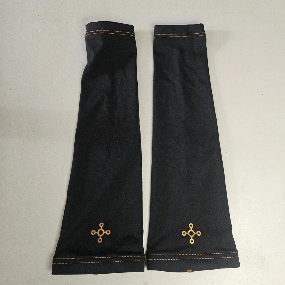 Tommie Copper Compression‎ Arm Sleeves Black Copper Znergy Small Medium Pair
